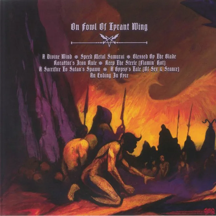 Back cover — BUTCHER — On Fowl Of Tyrant Wing