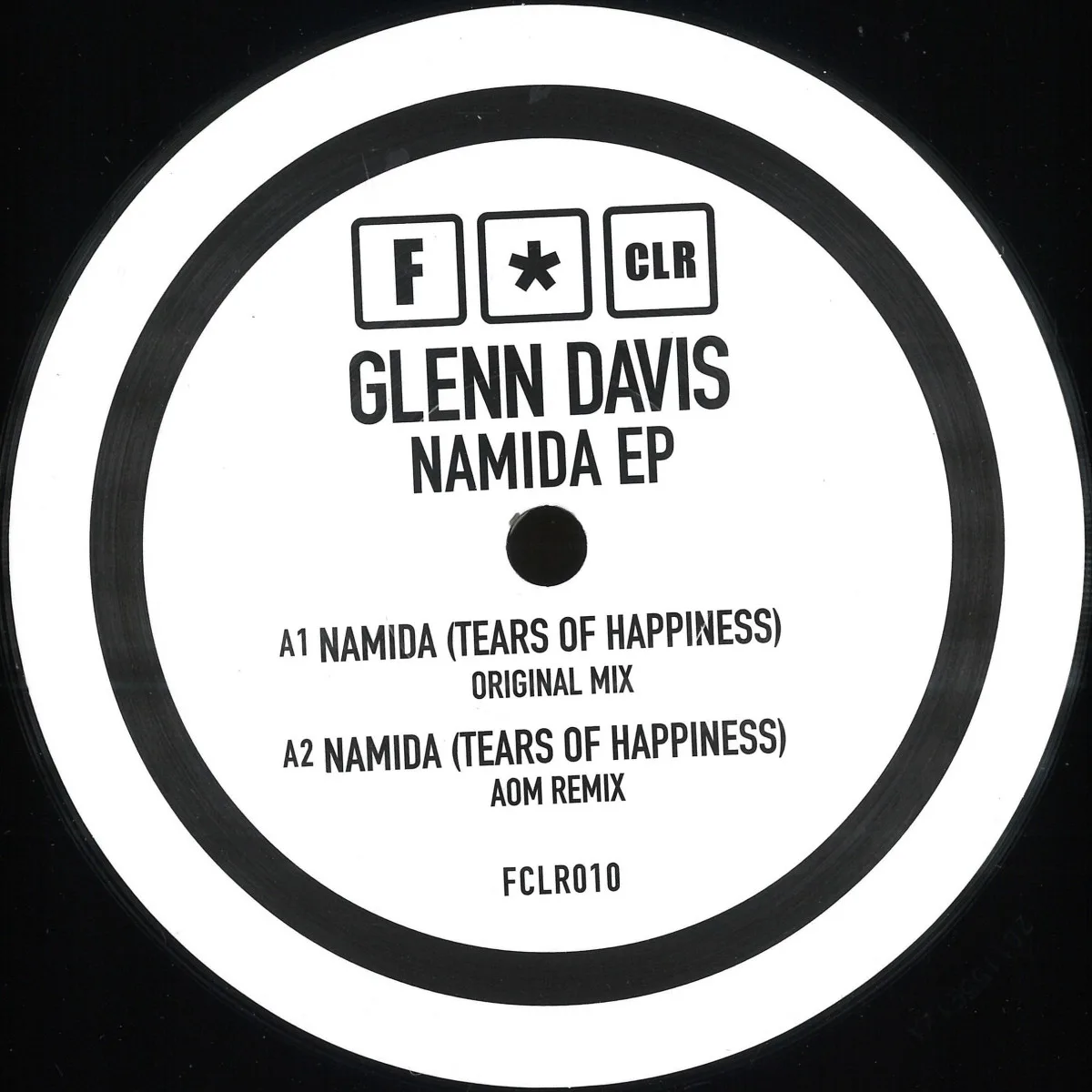Лицевая сторона обложки — Glenn Davis — Namida (Tears Of Happiness) EP
