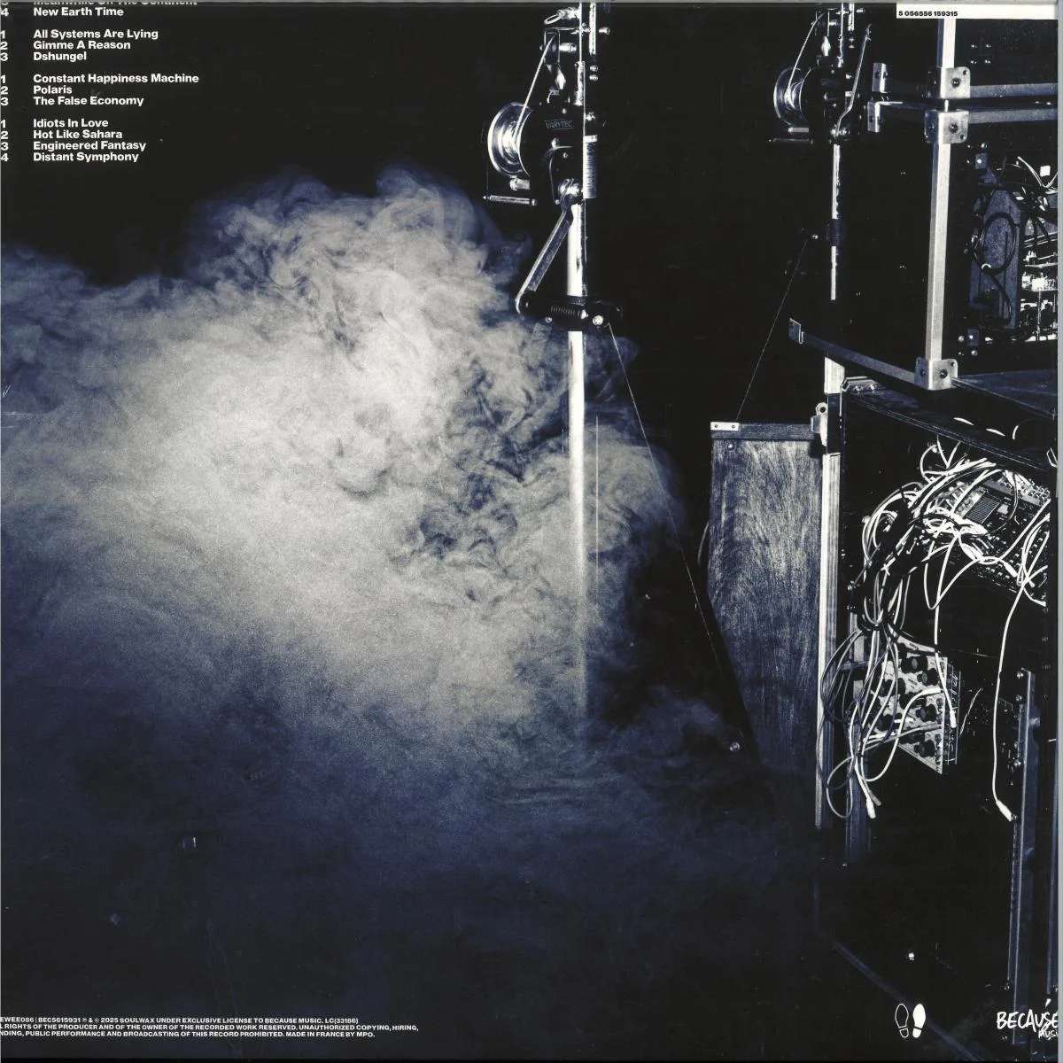 Обратная сторона обложки — Soulwax — All Systems Are Lying LP 2x12"