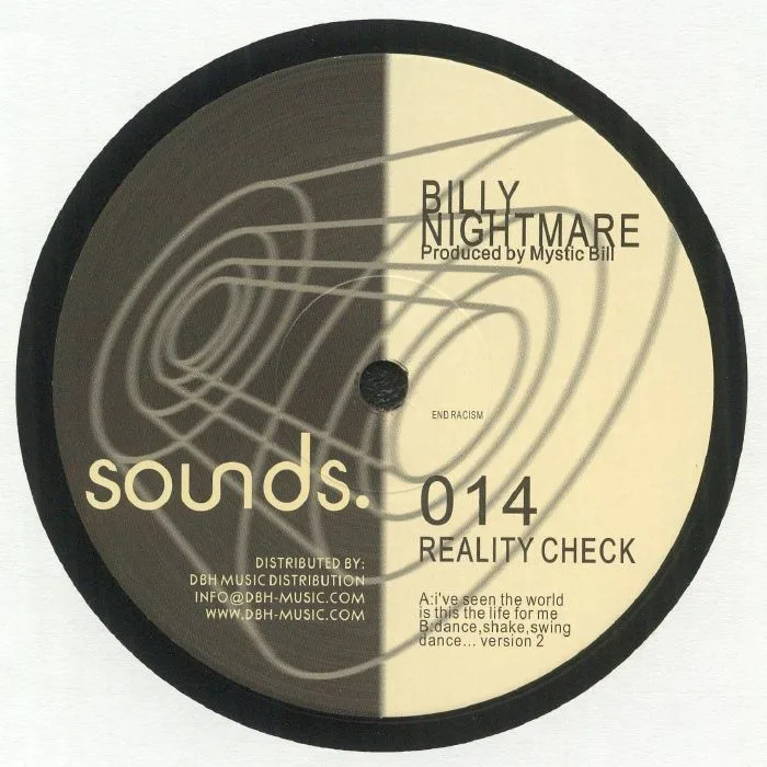 Лицевая сторона обложки — BILLY NIGHTMARE — Reality Check (reissue)