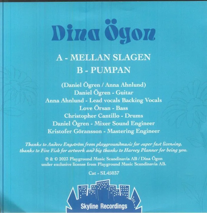 Обратная сторона обложки — Dina OGON — Mellan Slage