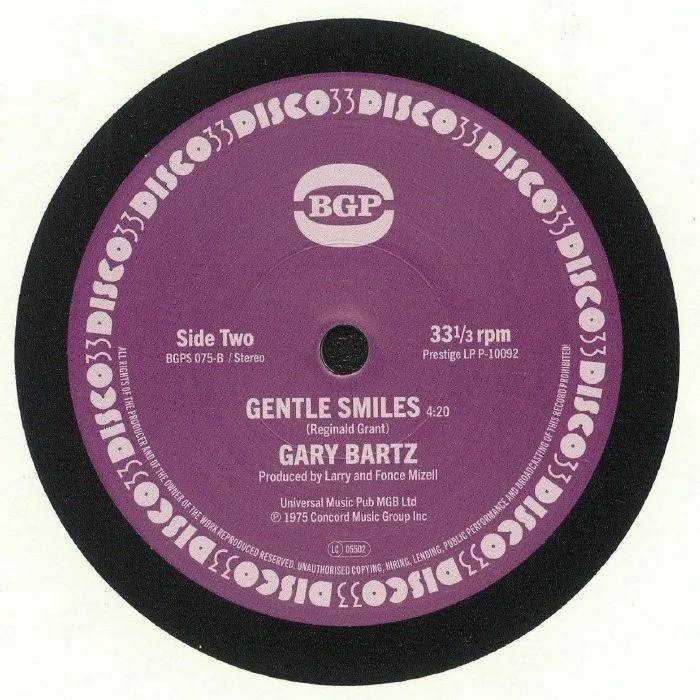 Back cover — GARY BARTZ NTU TROOP / GARY BARTZ — Celestial Blues