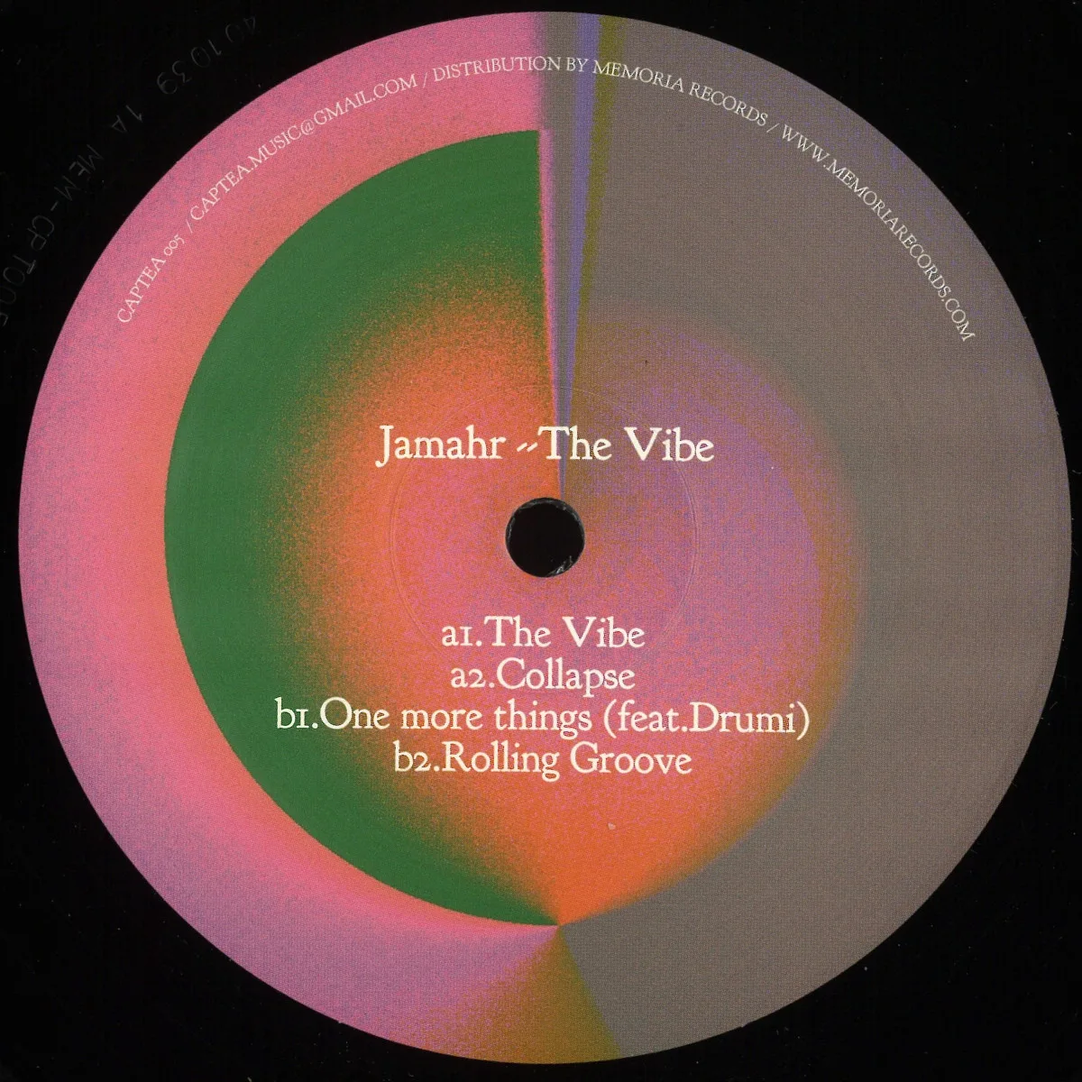Лицевая сторона обложки — Jamahr — The Vibe