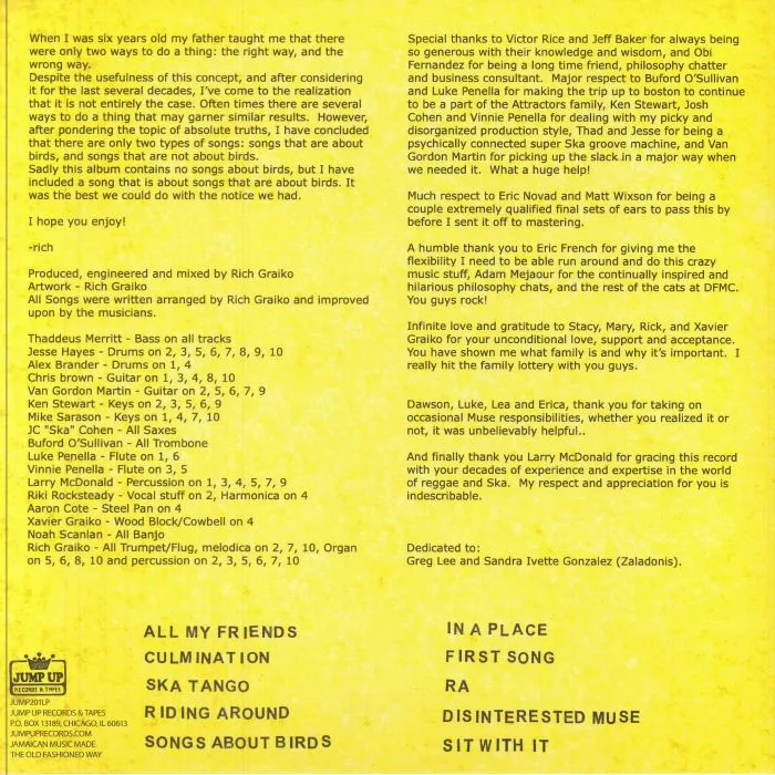 Back cover — The ATTRACTORS — Super Big