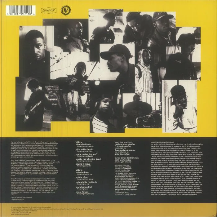 Обратная сторона обложки — The BRAND NEW HEAVIES — Heavy Rhyme Experience Vol 1 (Record Store Day RSD 2026)
