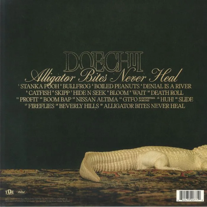 Back cover — DOECHII — Alligator Bites Never Heal