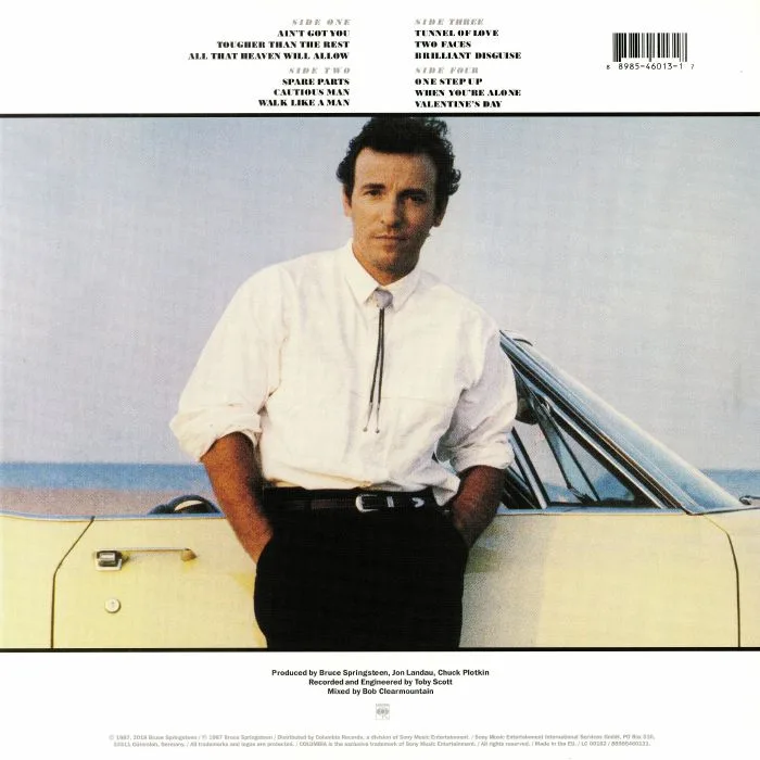Back cover — Bruce SPRINGSTEEN — Tunnel Of Love