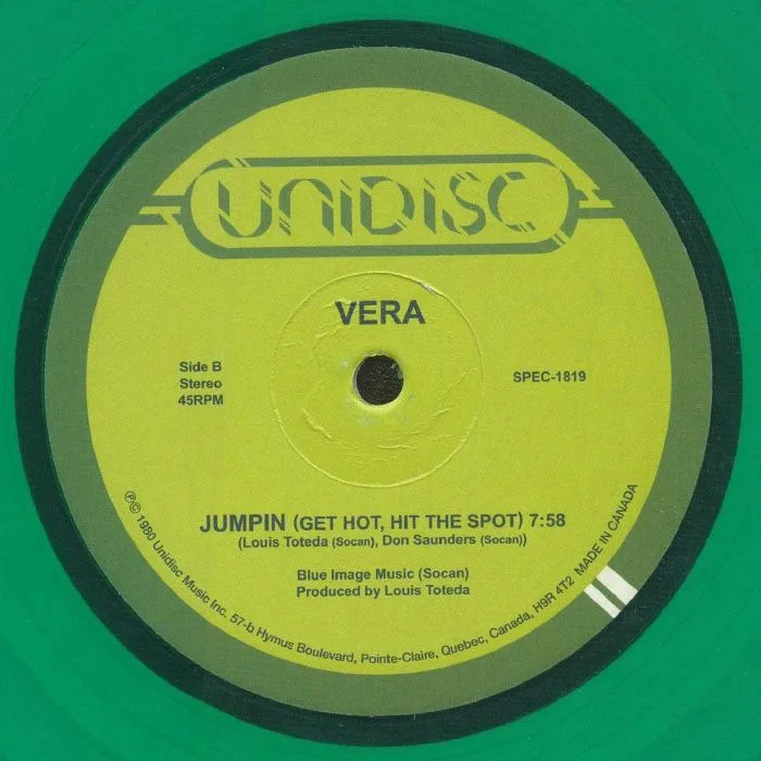 Back cover — VERA — Take Me To The Bridge (reissue)