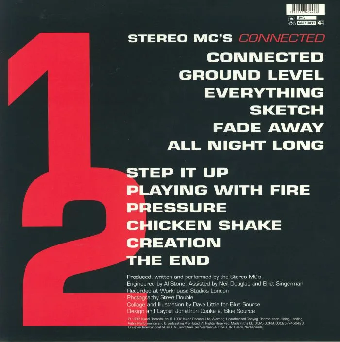 Back cover — STEREO MCs — Connected (reissue)