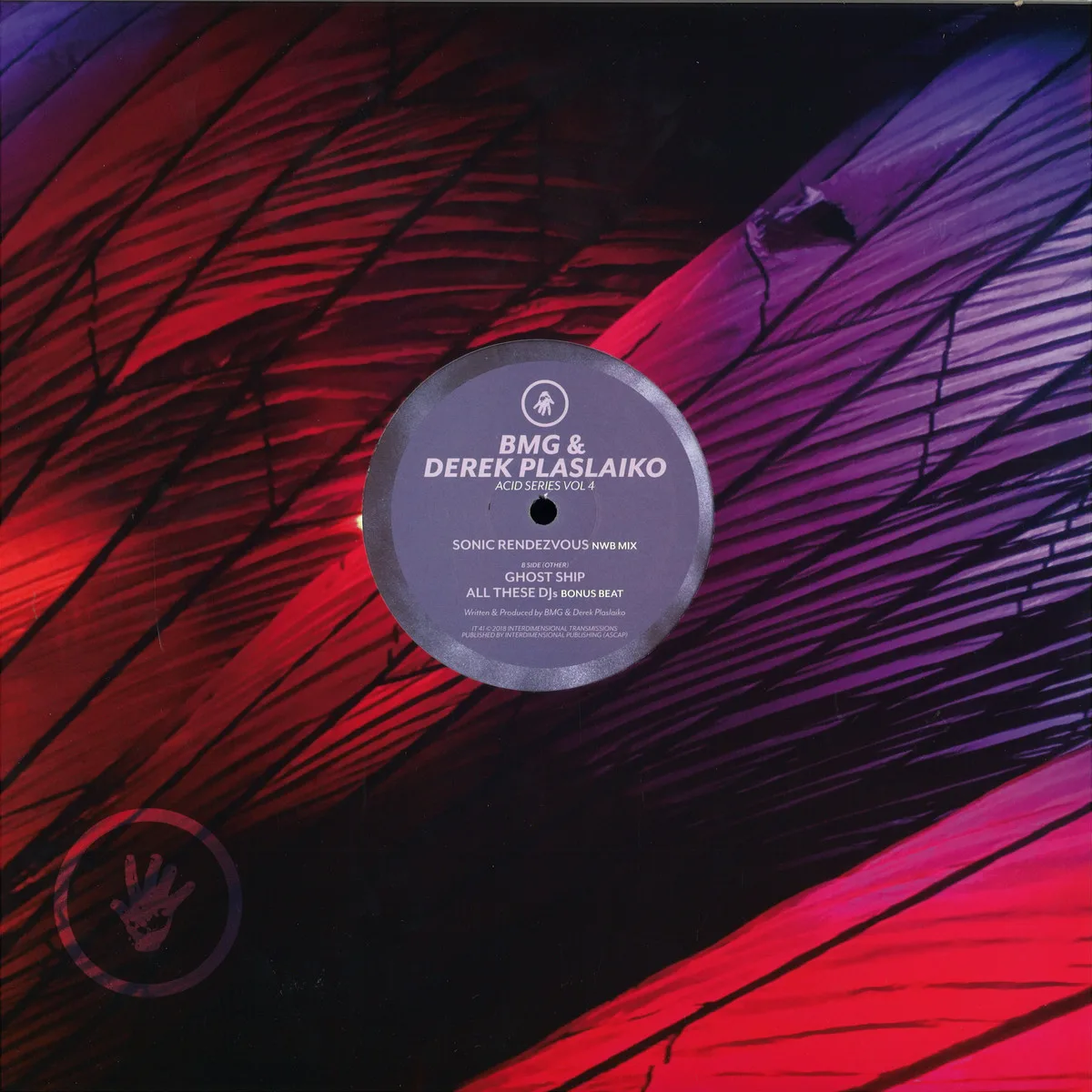 Обратная сторона обложки — Bmg&Derek Plaslaiko — Acid Series Vol. 4