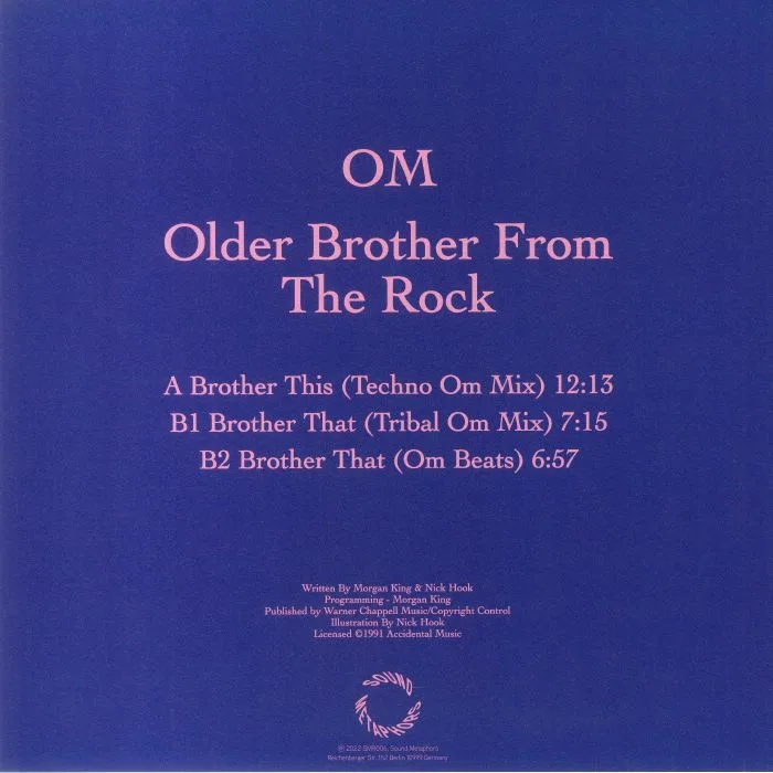 Back cover — OM — Older Brother From The Rock (reissue)