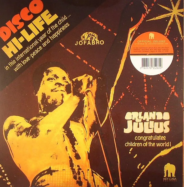 Front cover — Orlando JULIUS — Disco Hi Life