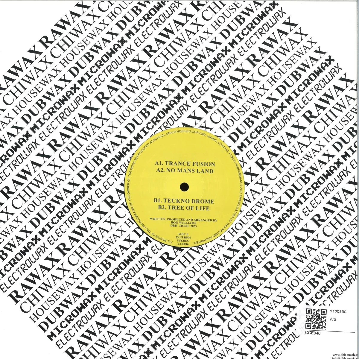 Обратная сторона обложки — Boo Williams — Nuclear Transit EP