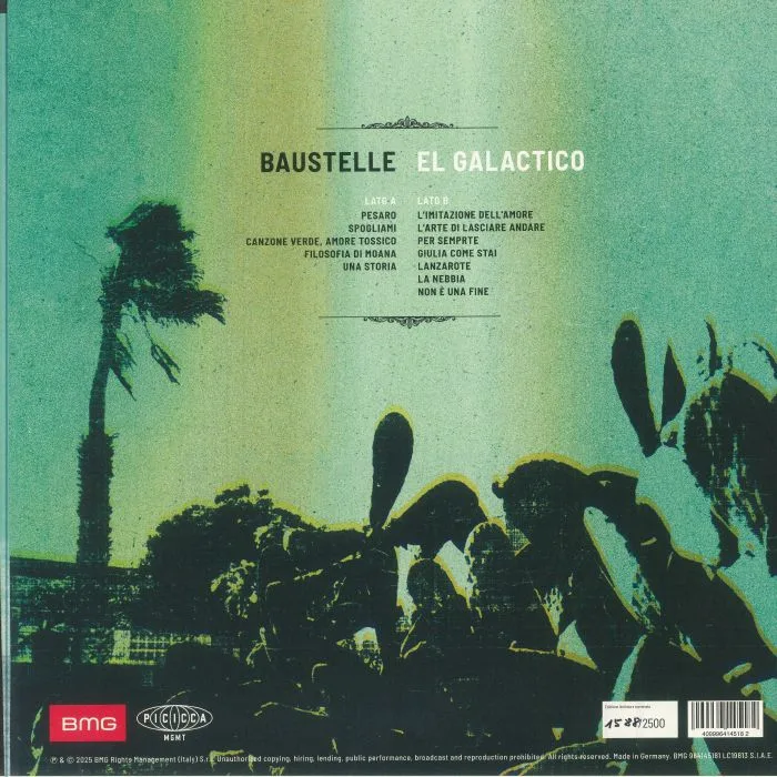 Обратная сторона обложки — BAUSTELLE — El Galactico