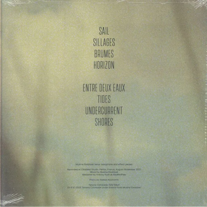 Back cover — BLENDREED — Tales Of Tides