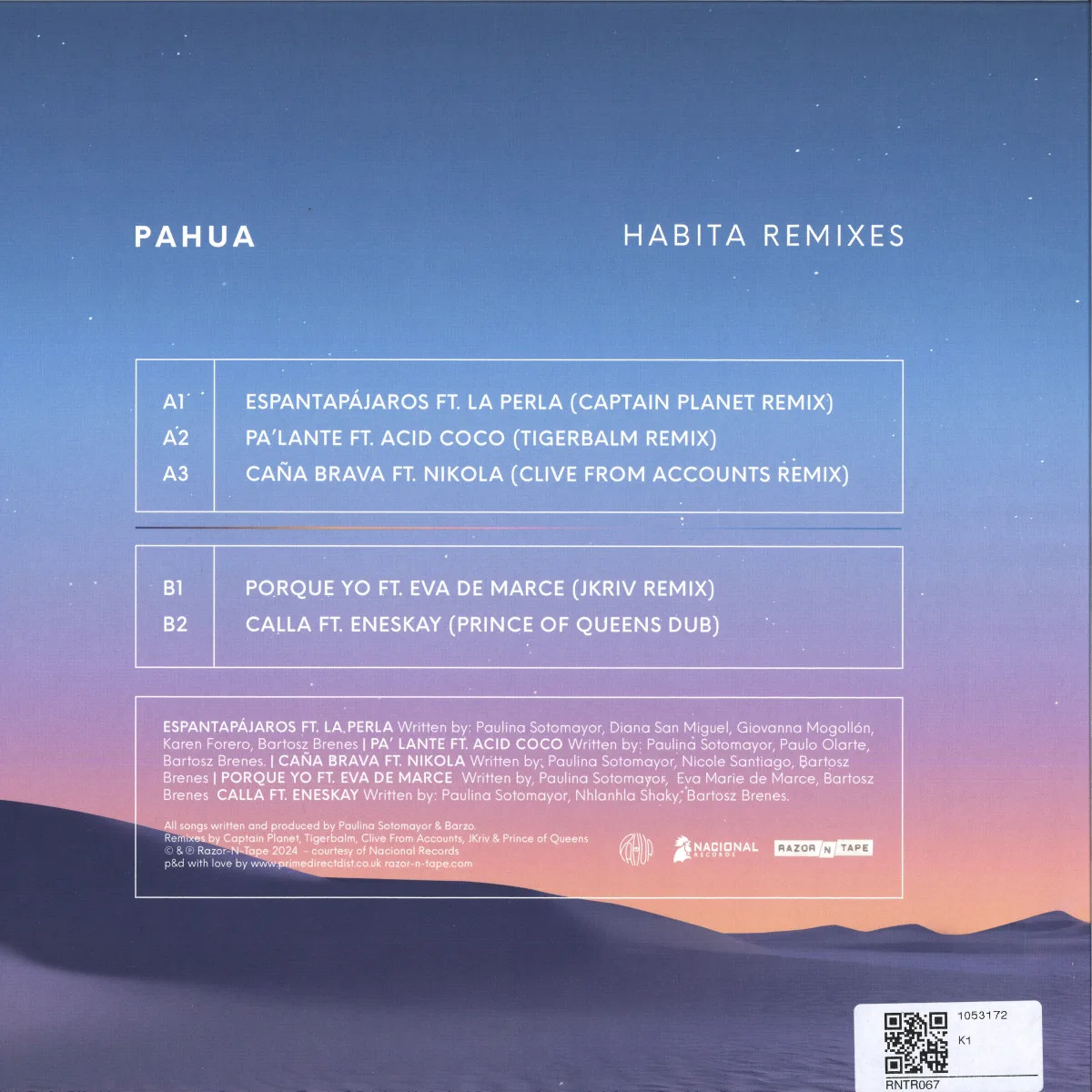 Обратная сторона обложки — Pahua — Habita
