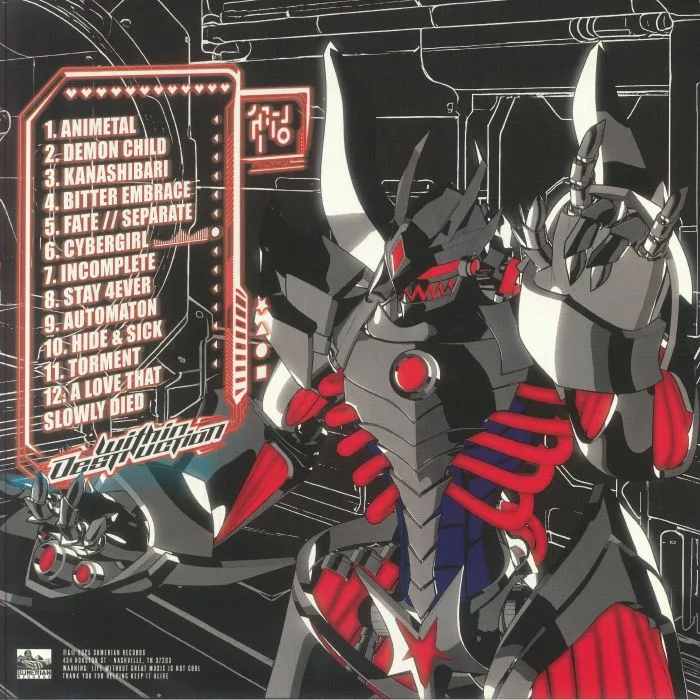 Обратная сторона обложки — WITHIN DESTRUCTION — Animetal