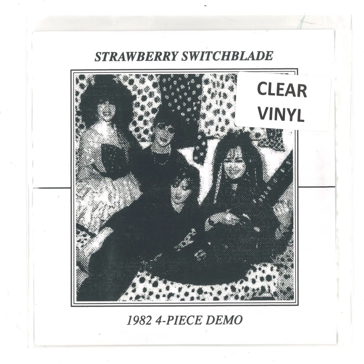 Обратная сторона обложки — Strawberry Switchblade — 1982 4 Piece Demo 7"