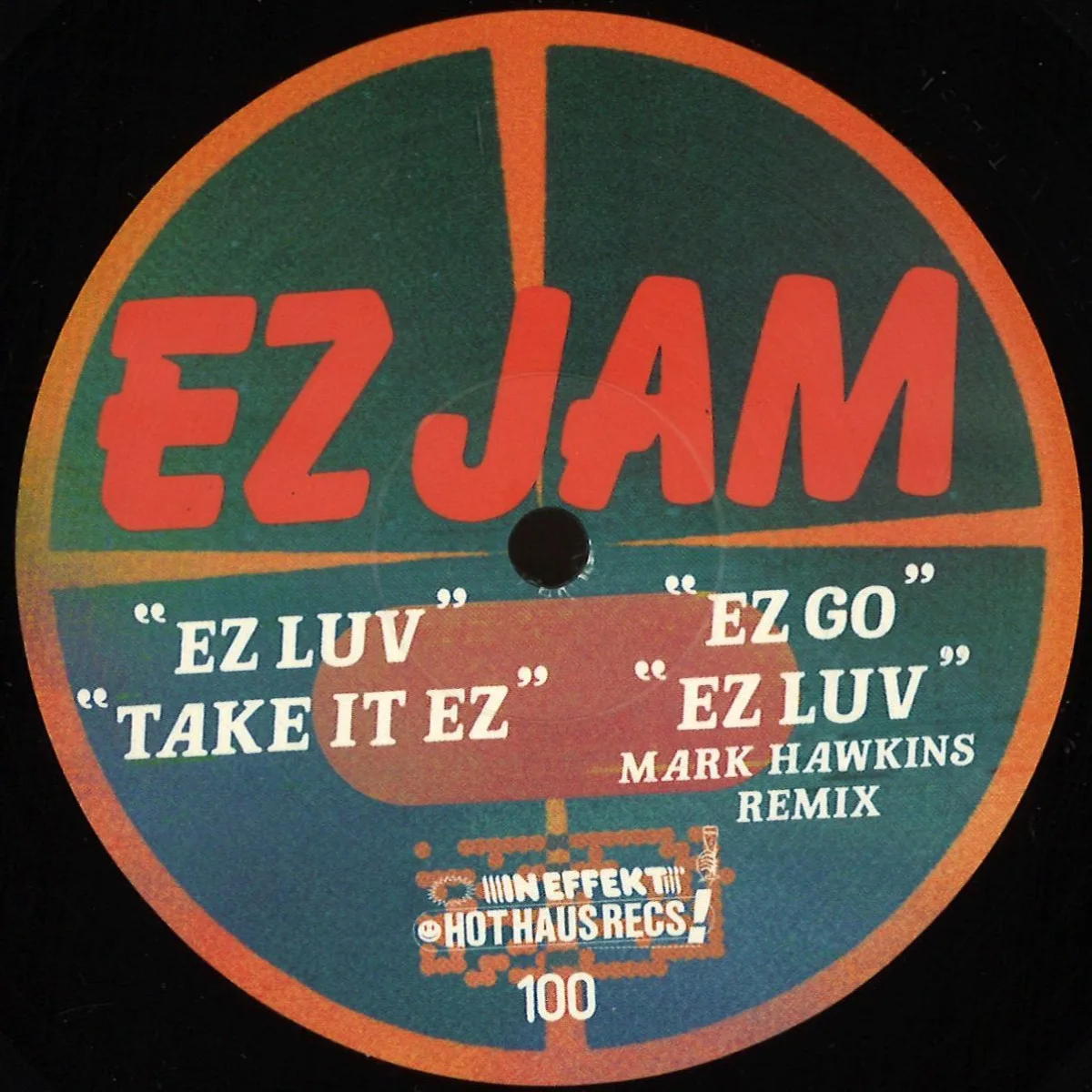 Лицевая сторона обложки — Ez Jam,Mark Hawkins — EZ Luv EP