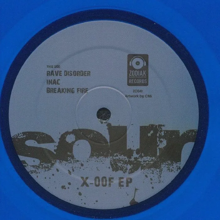 Обратная сторона обложки — SOUR — X 00F EP