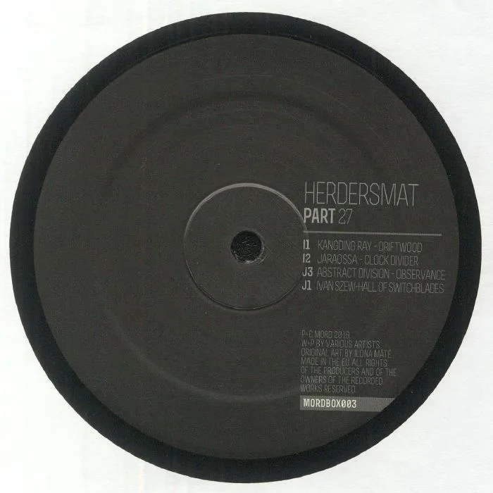 Лицевая сторона обложки — KANGDING RAY / JARAOSSA / ABSTRACT DIVISION / IVAN SZEW — Herdersmat Part 27