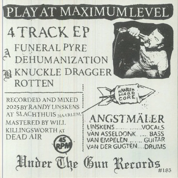 Обратная сторона обложки — ANGSTMALER — 4 Track EP