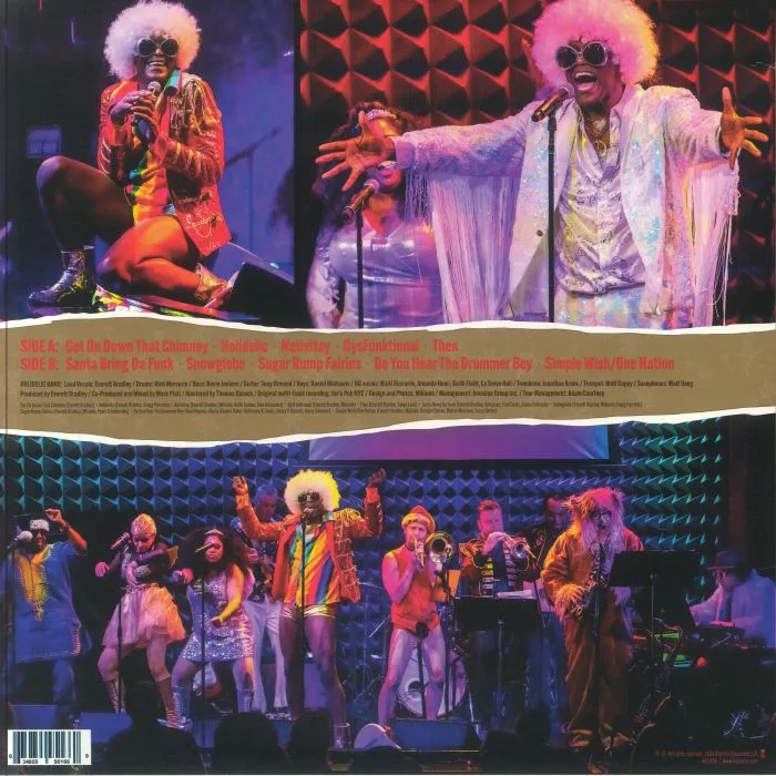 Обратная сторона обложки — Everett BRADLEY — Holidelic: Live At Joe's Pub