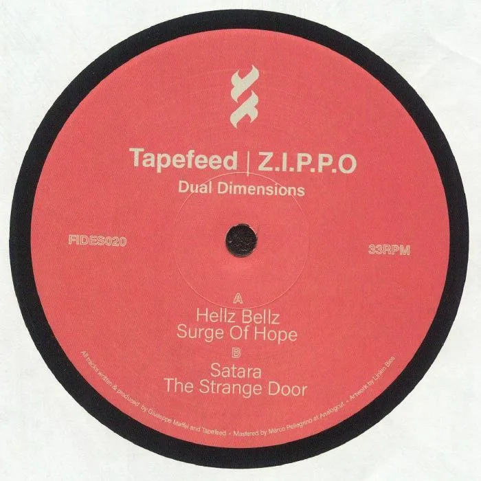 Front cover — TAPEFEED / ZIPPO — Dual Dimension