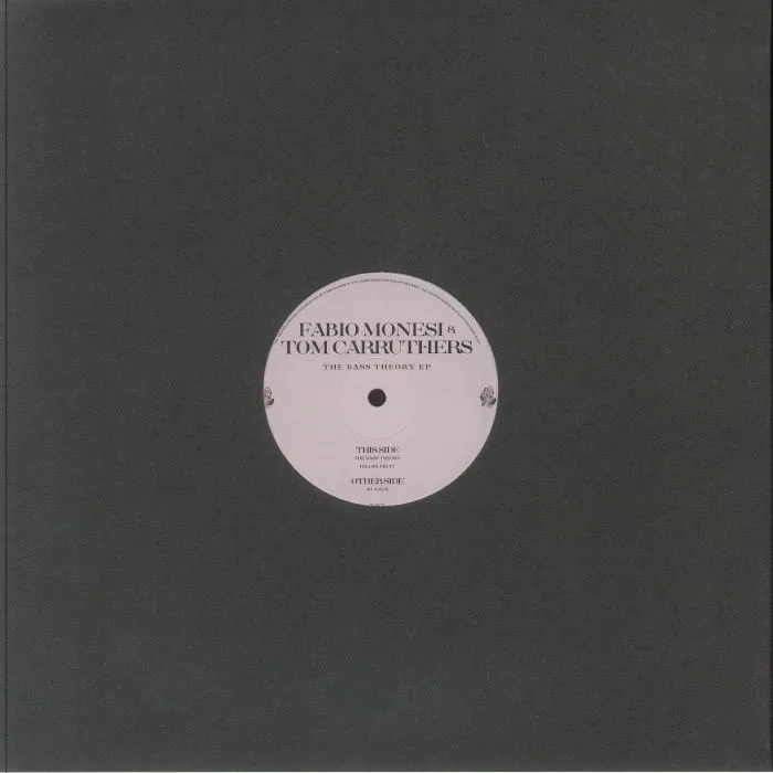 Back cover — Fabio MONESI / TOM CARRUTHERS — The Bass Theory EP