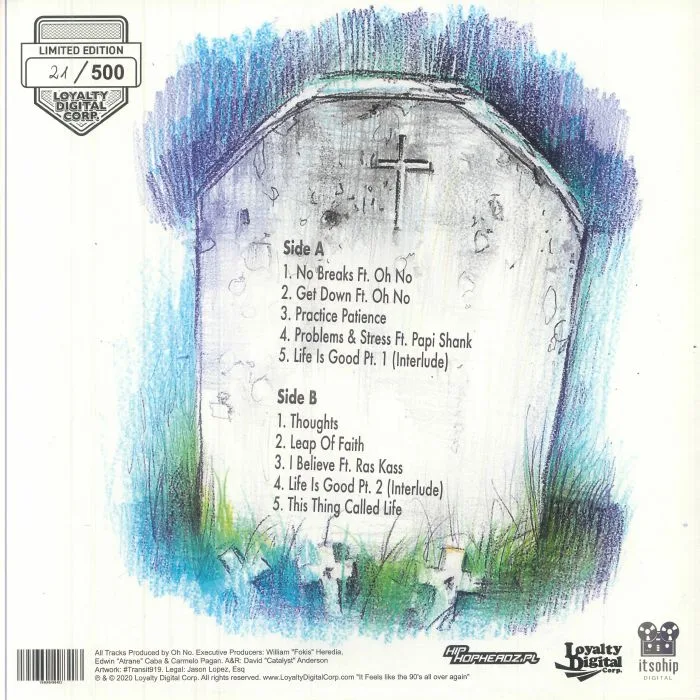 Back cover — OH NO / FOKIS — This Thing Called Life