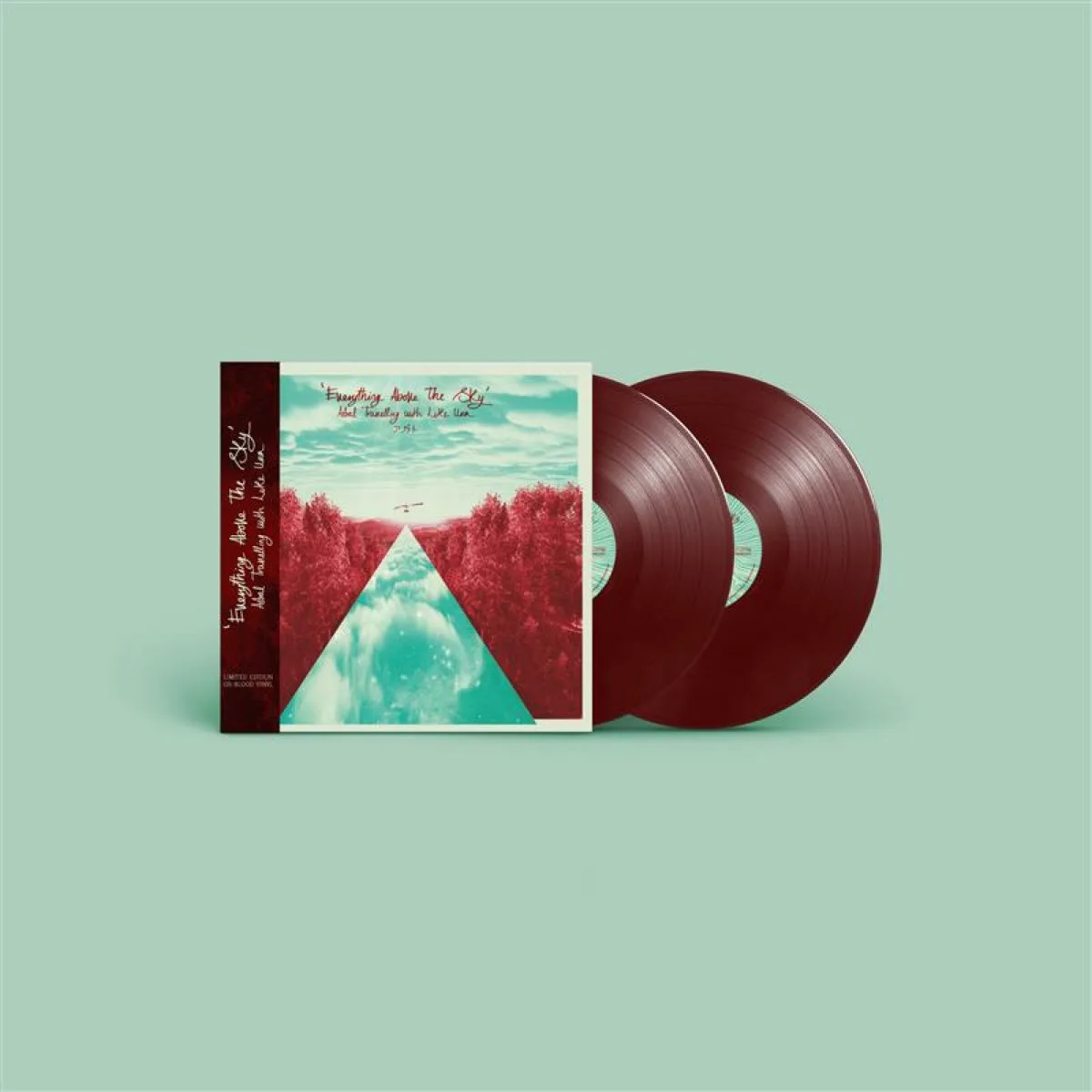Лицевая сторона обложки — Luke Una — Everything Above The Sky LP 2x12"