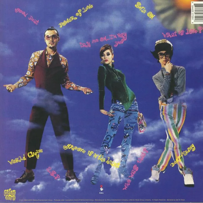 Back cover — DEEE LITE — World Clique (reissue)
