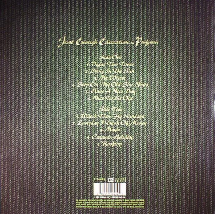 Обратная сторона обложки — STEREOPHONICS — Just Enough Education To Perform (reissue)