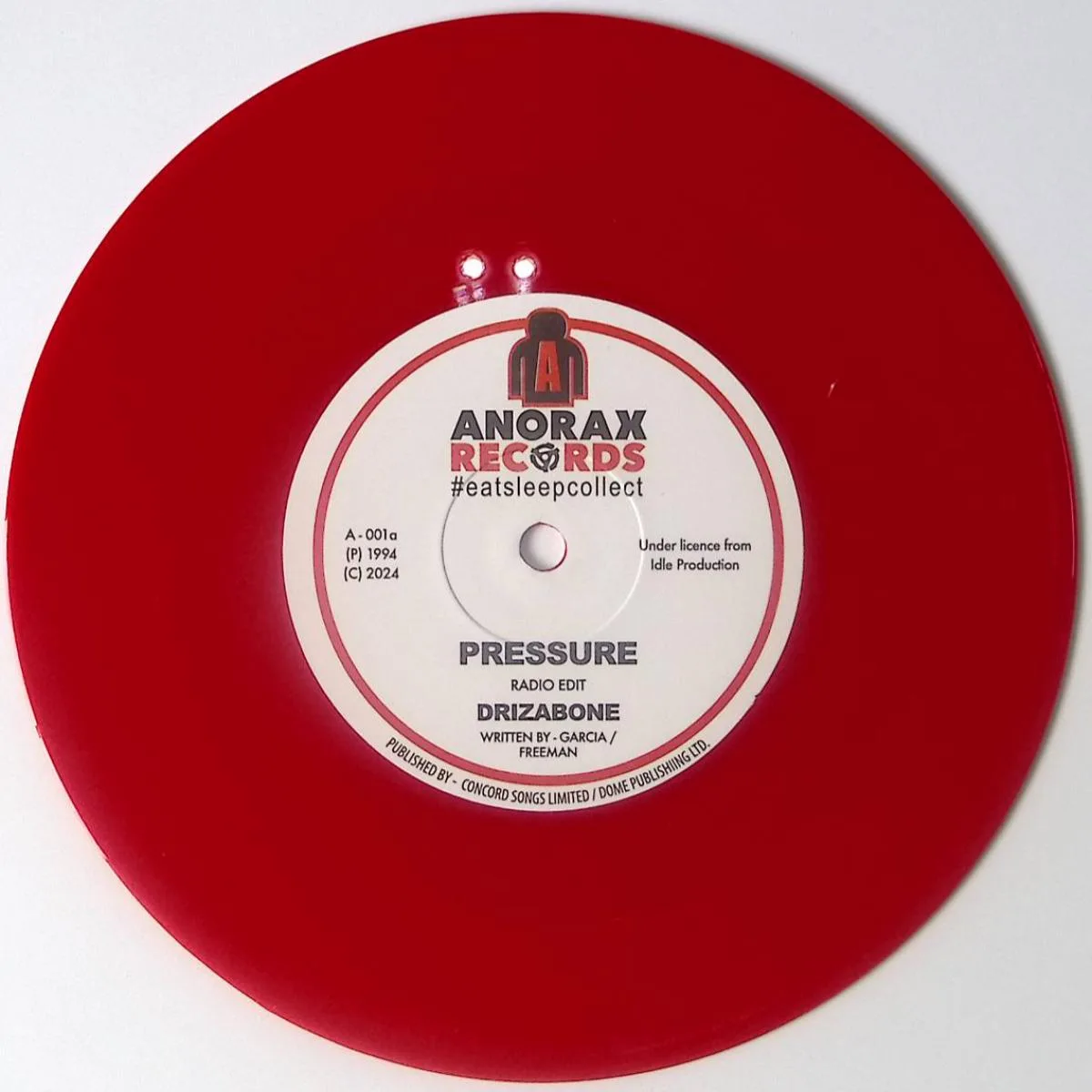 Drizabone — Pressure Incl. Nu-Solution AKA Roger Sanchez Remix (7")