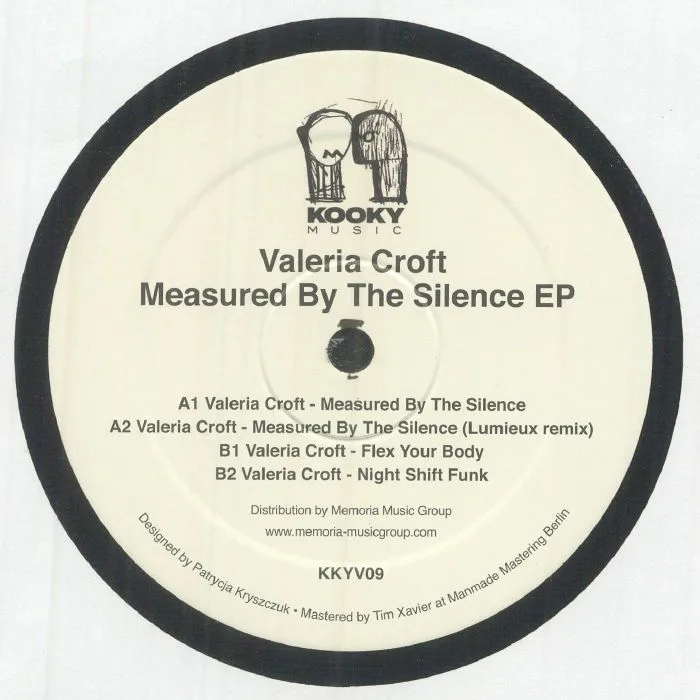 Обратная сторона обложки — Valeria CROFT — Measured By The Silence EP