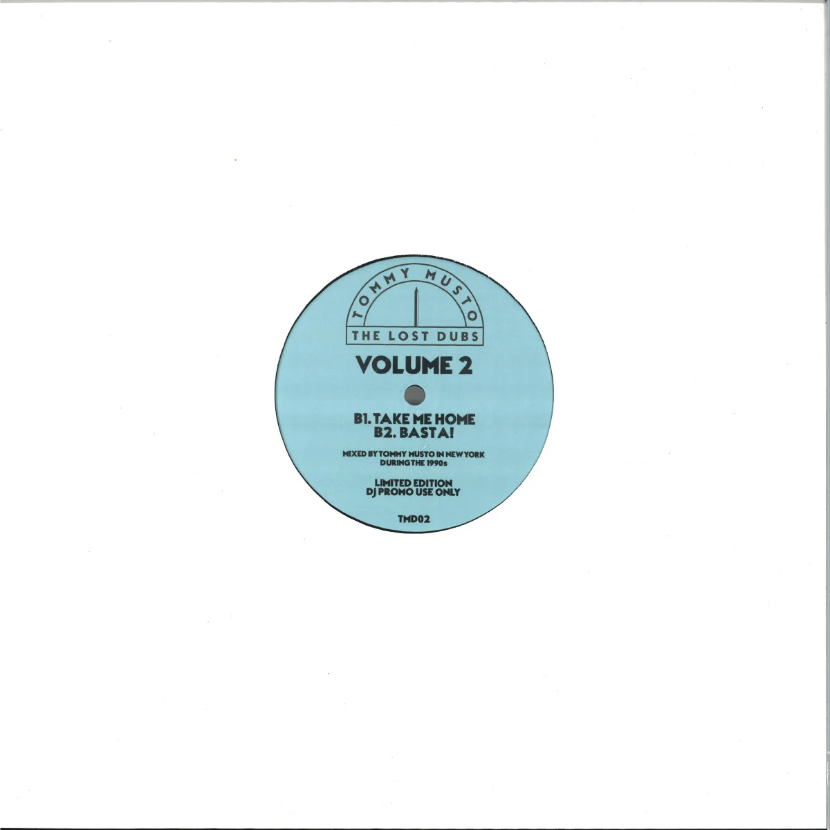 Back cover — Tommy Musto — The Lost Dubs - Vol 2