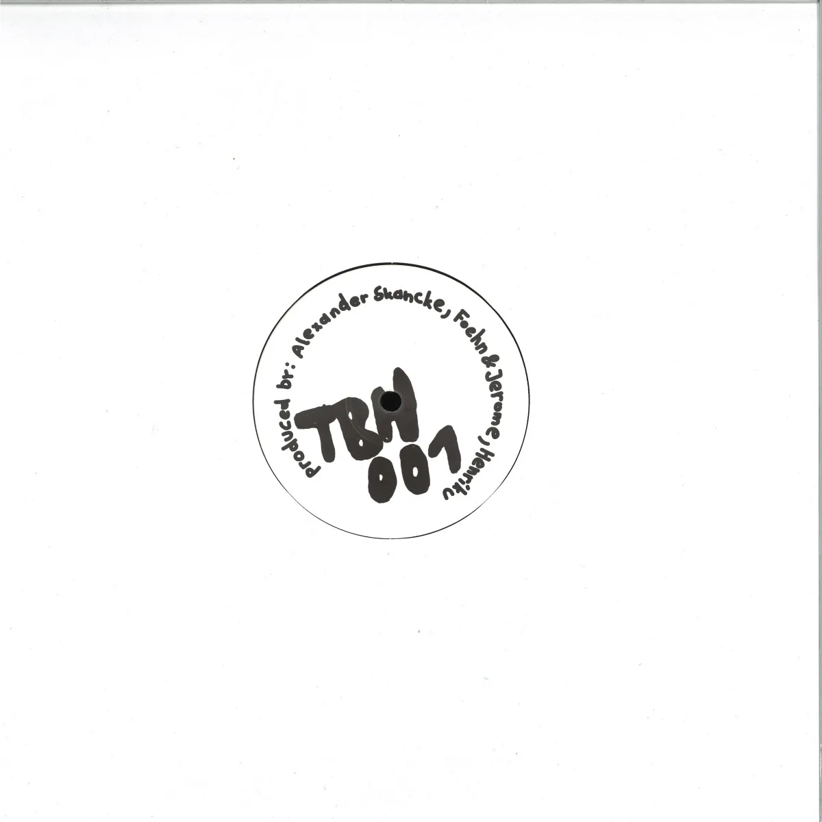 Обратная сторона обложки — Alexander Skancke, Foehn & Jerome, Henriku — The Black Horse EP