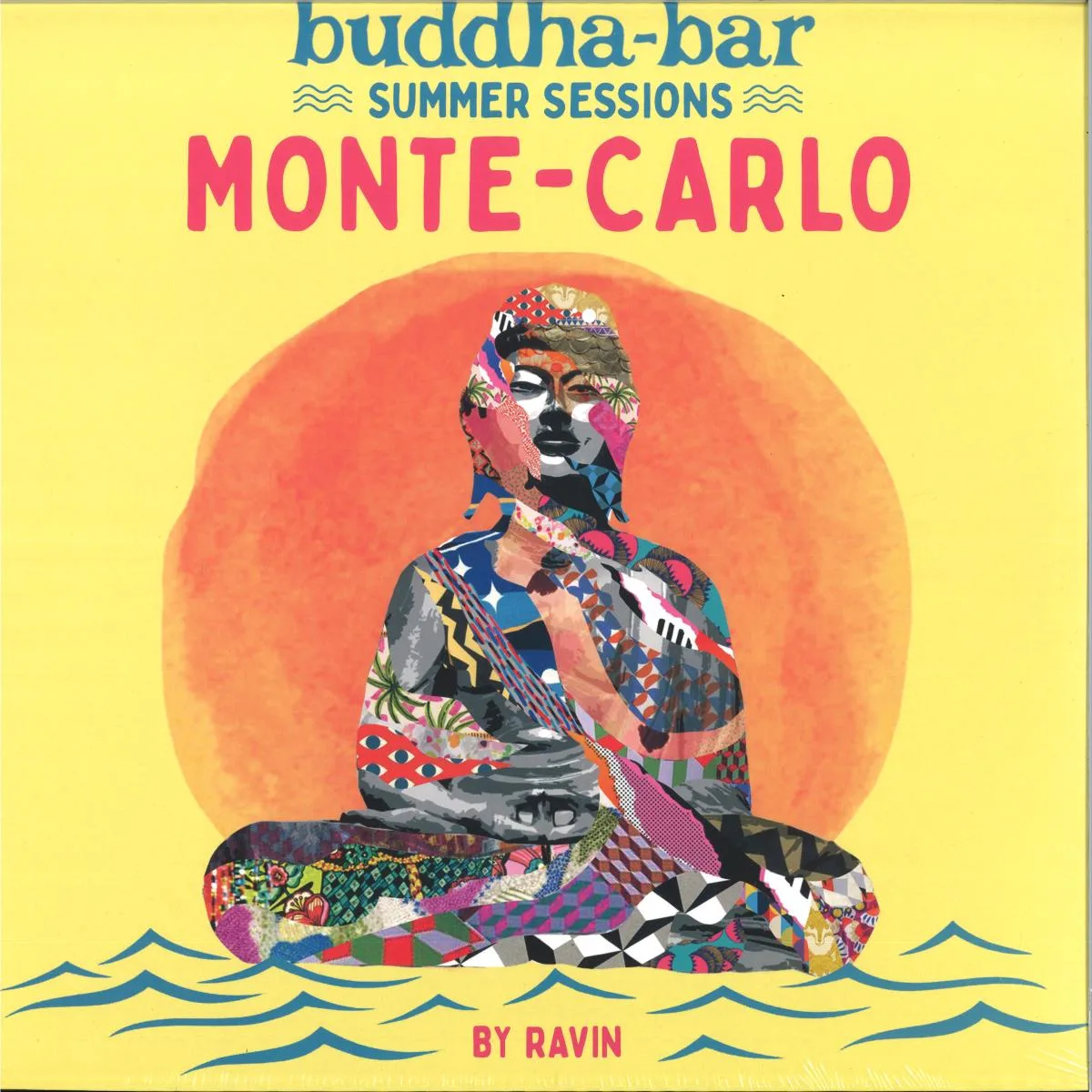 Лицевая сторона обложки — Ravin/Buddha Barpresents — MONTE-CARLO SUMMER SESSIONS LP 2x12"