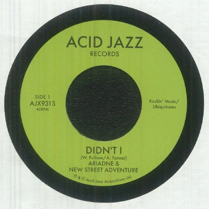 ARIADNE / NEW STREET ADVENTURE — Didn't I