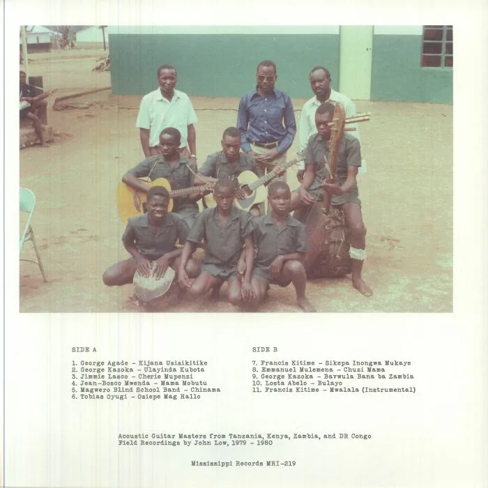 Back cover — VARIOUS — Bulayo: Guitar Songs From Tanzania Kenya Zambia & DR Congo