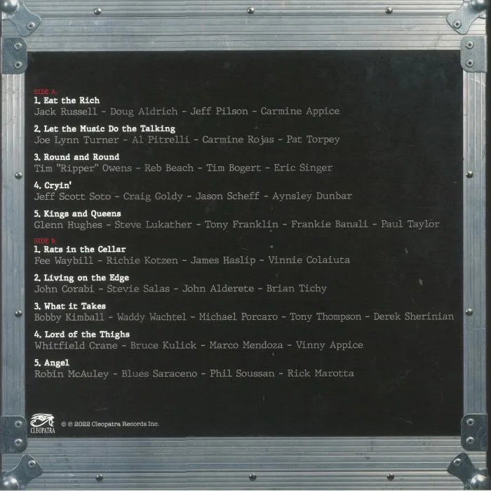 Back cover — VARIOUS — Round & Round: A Tribute To Aerosmith