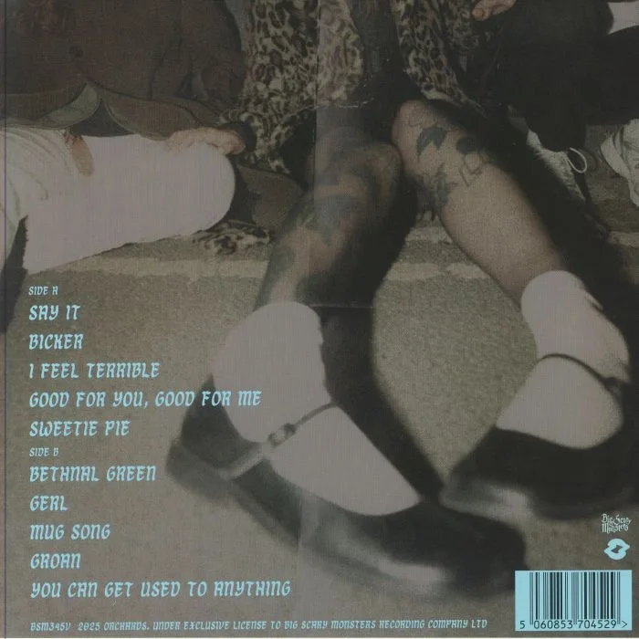 Back cover — ORCHARDS — Bicker
