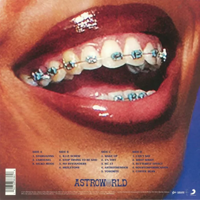 Back cover — Travis SCOTT — Astroworld
