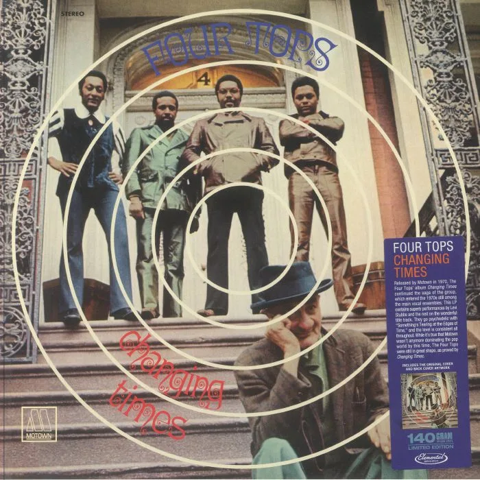 Лицевая сторона обложки — FOUR TOPS — Changing Times (reissue)