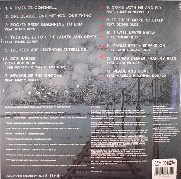 Back cover — TALL BLACK GUY — Let's Take A Trip