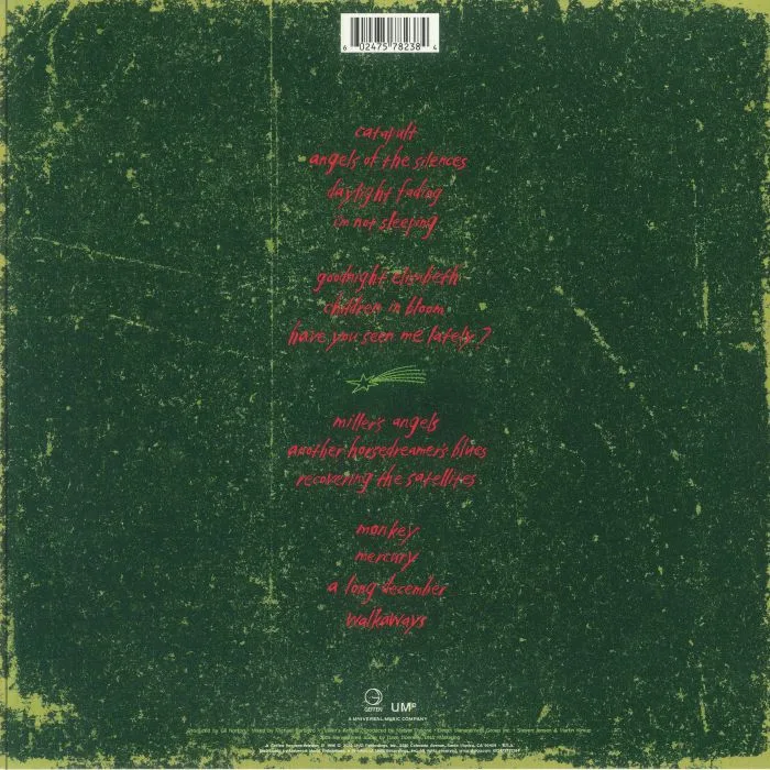 Back cover — COUNTING CROWS — Recovering The Satellites (remastered)