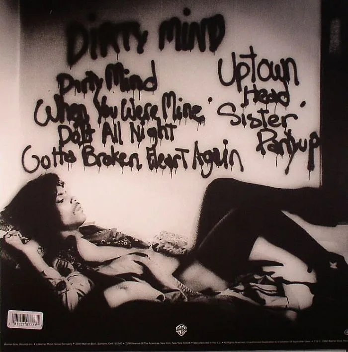 Back cover — PRINCE — Dirty Mind