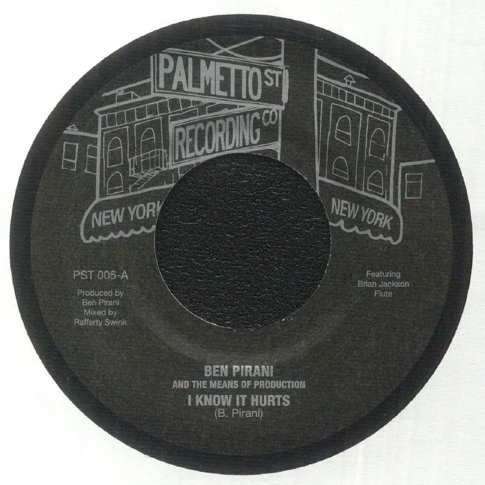Лицевая сторона обложки — Ben PIRANI & THE MEANS OF PRODUCTION — I Know It Hurts