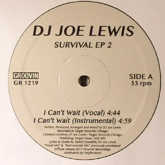 Лицевая сторона обложки — DJ JOE LEWIS — Survival EP 2