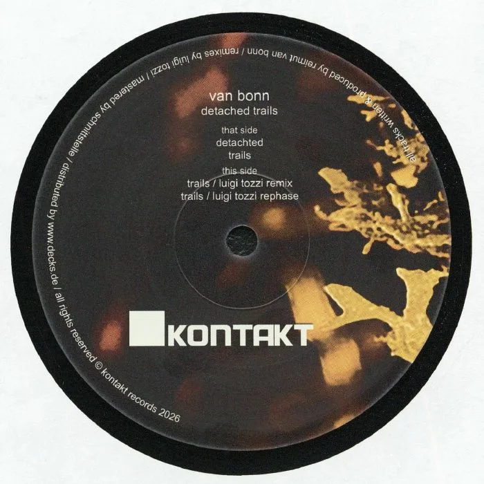Обратная сторона обложки — VAN BONN — Detached Trails